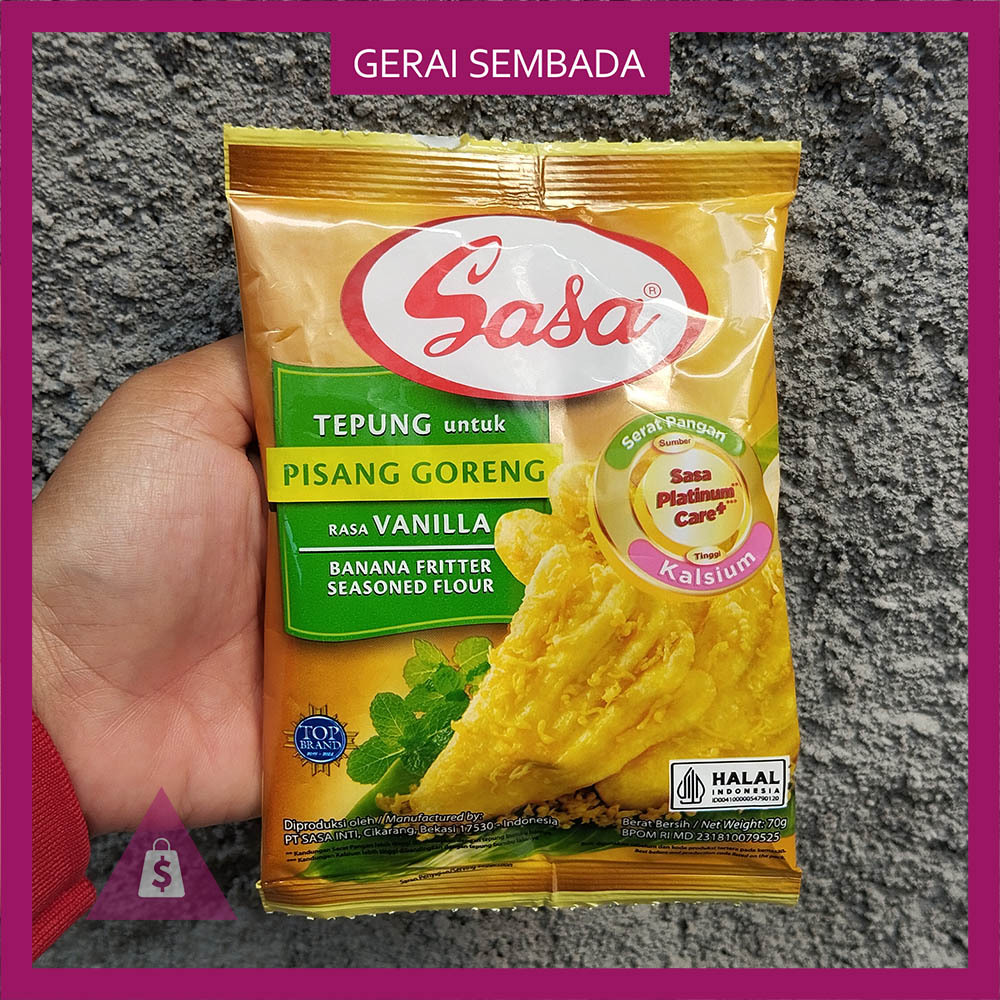 

Sasa Tepung PISANG GORENG Rasa VANILLA 70 g