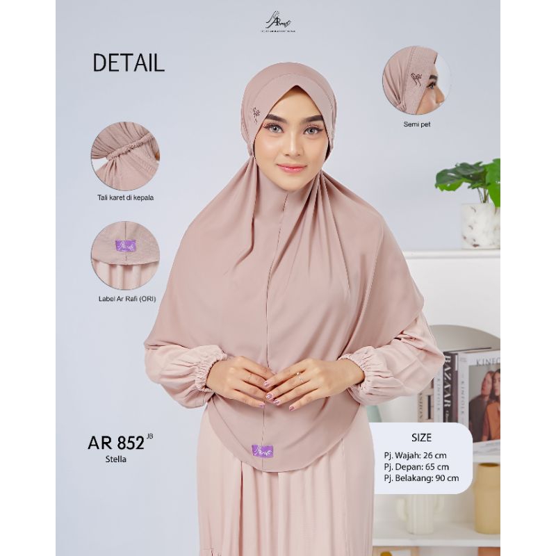 DAILY HIJAB - AR 852 Jumbo Tali Karet By Hijab Arrafi