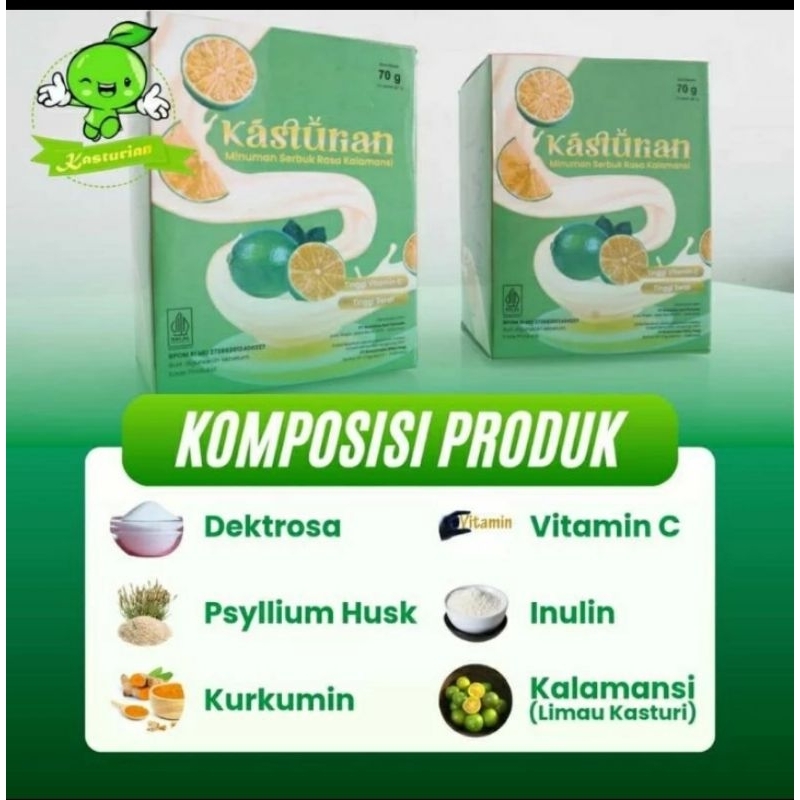 

Promo 4 box Kasturian ( 40 sachet )