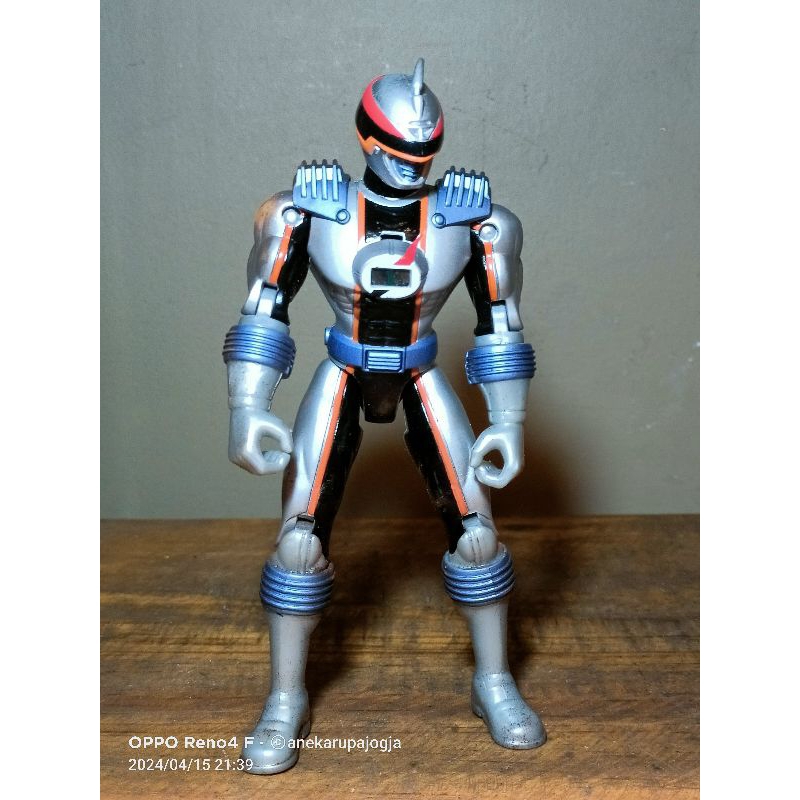 action figure power rangers silver