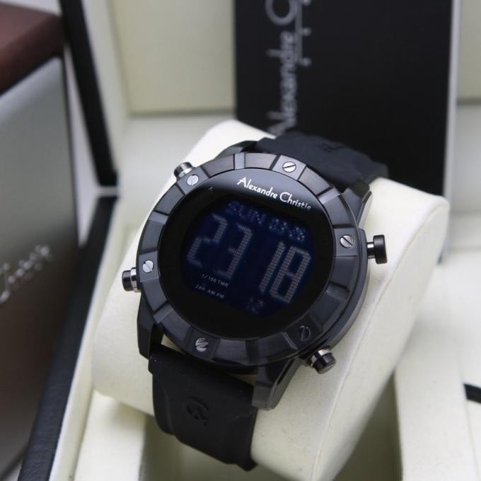 ORIGINAL Jam Tangan Pria Alexandre Christie AC 9373 / AC9373 / 9388 / 9370 Garansi 1 Tahun - Tali Ru