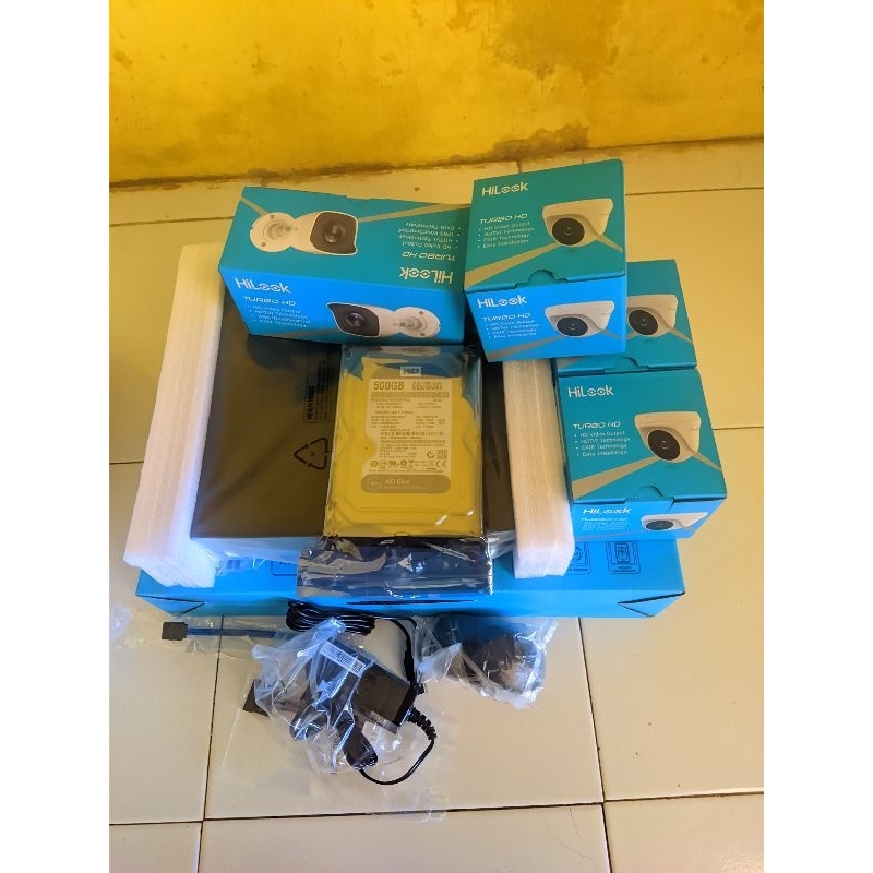 paket kamera cctv hilook 3 indoor 1 outdoor