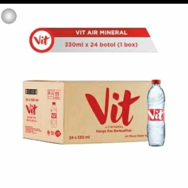 

Vit Air Mineral 330 ml perkardus isi 24 Botol