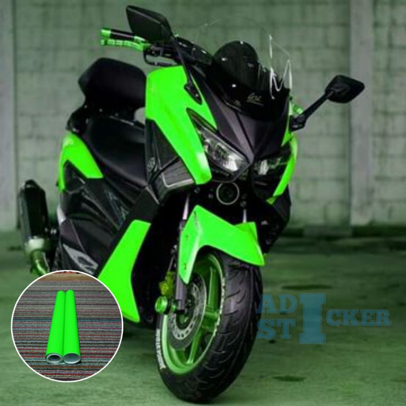 Skotlet hijau stabilo stiker skotlet stabilo kuning lemon sticker scotlite motor otomotif warna stab