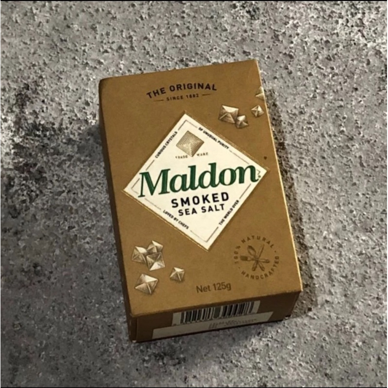 

Maldon Smoked Sea Salt 40 Gram Repack bumbu masak garam laut kasar asap