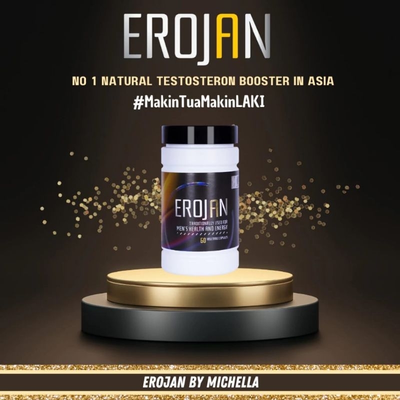 Erojan wellous original 100% suplemen fitnes terlaris workout prial HALAL BPOM