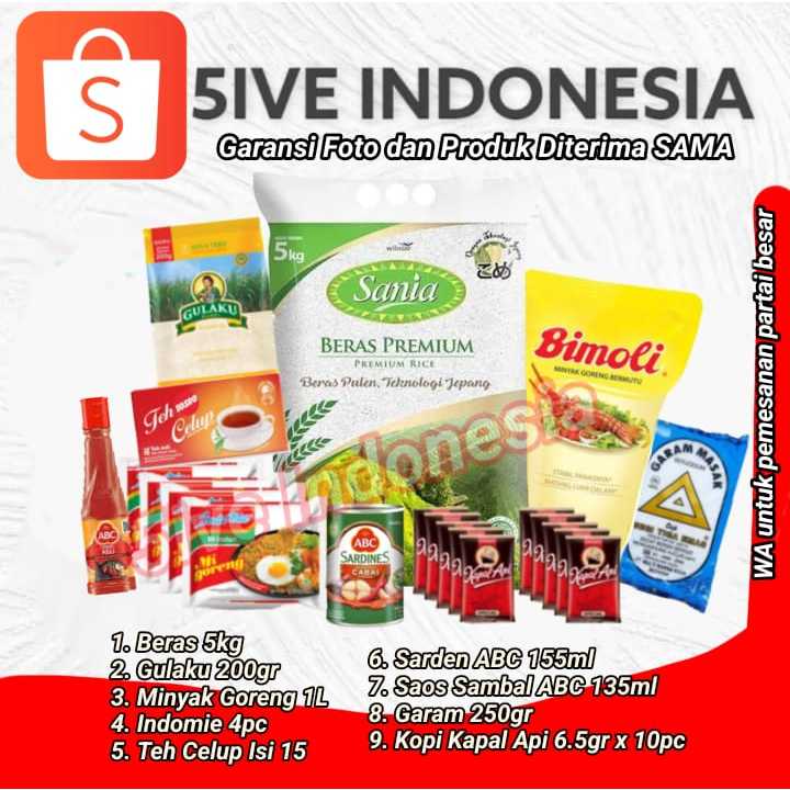 

Paket Sembako Hemat / Paket Sembako BERAS Parcel Gift Hampers 3