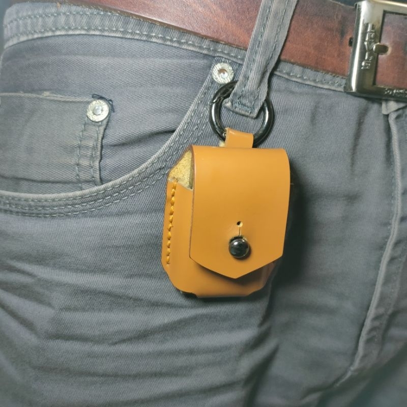 case kulit zippo wadah leather
