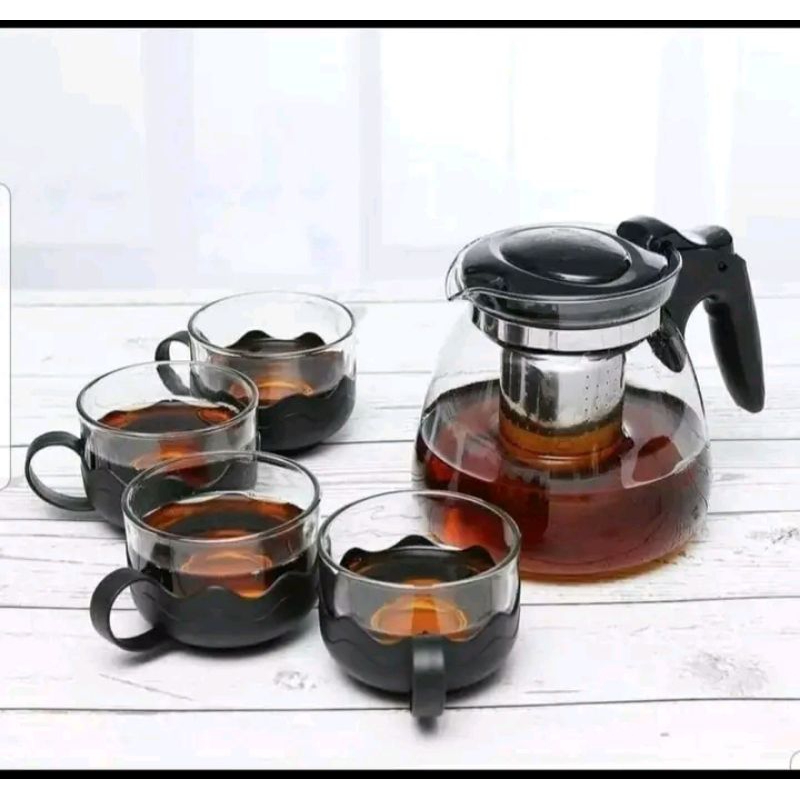 1 SET TEAPOT termurah teapot  set gelas cangkir