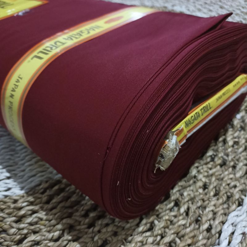 Kain Nagata Drill Bahan Seragam Sekolah Kerja Dinas Celana Rok Kemeja Jas Almamater Wearpack