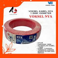 Kabel Listrik Voksel NYA 1.5 Tunggal Murni Tembaga
