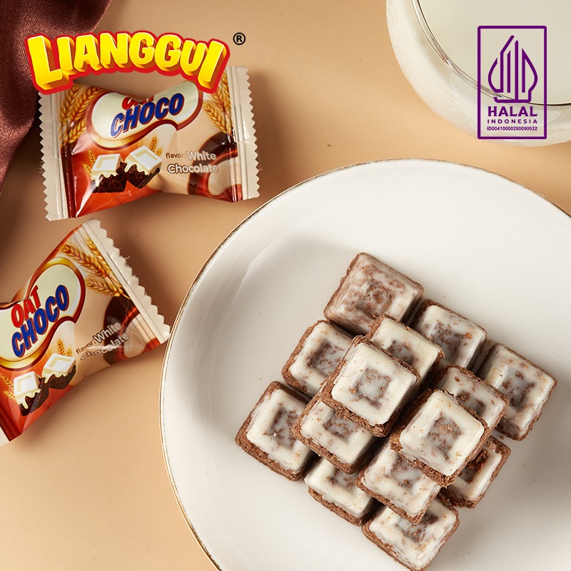 

[HALAL] LIANGGUI Oatmeal Rasa Cokelat Oatmeal dan Cokelat Putih | Sereal Choco Coconut Strawberry Choco&Milk Burstlurry Crispy&Sweet | Wafer Bulat Chocolate Cones Chocolates Flavour Wafer Roll Ice Cream Ice Cones Wafer