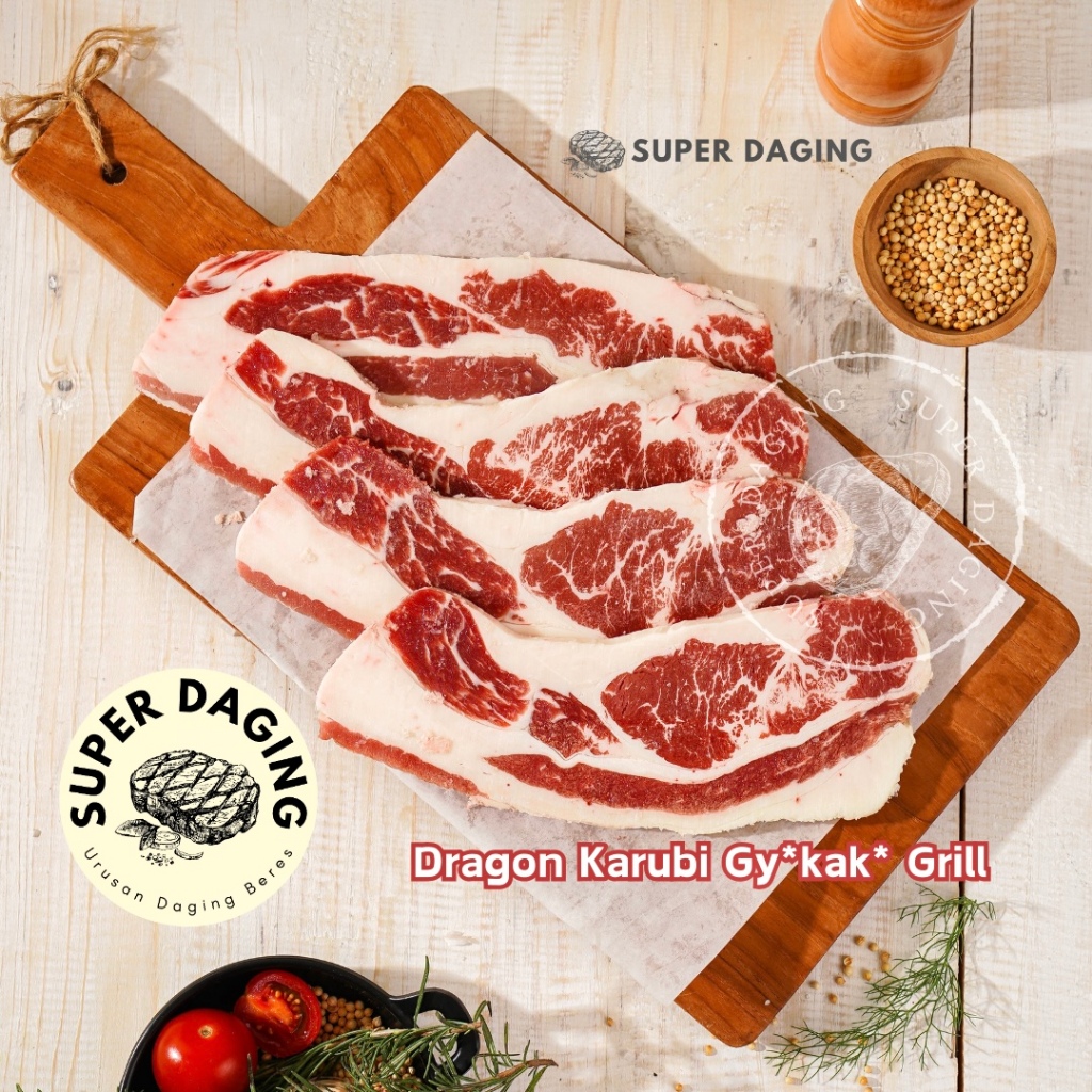 

Dragon Karubi US Beef Grill 500g - Super Daging Palembang