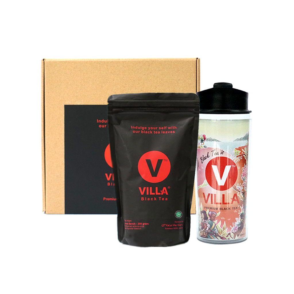 

Teh Villa, Paket Hampers (1 Premium Black Tea + 1 Tumbler Tan Talanai)