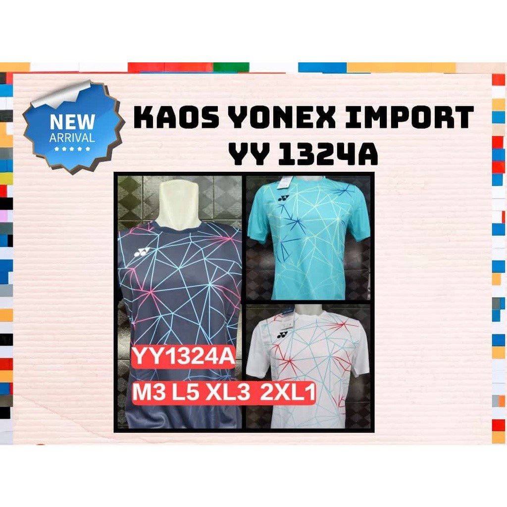 Kaos Badminton Yonex Import