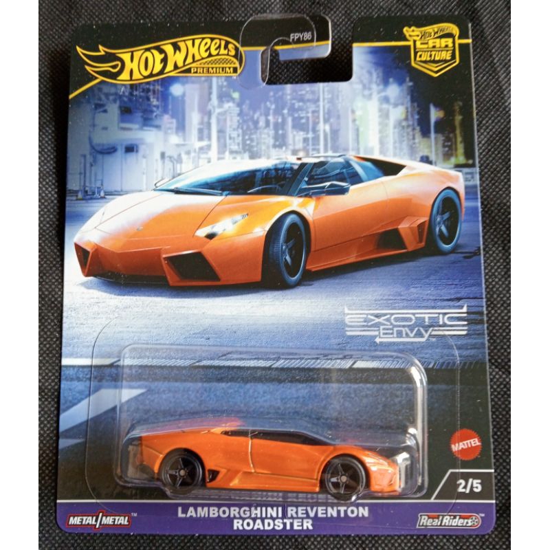 HOT WHEELS LAMBORGHINI REVENTON ROADSTER EXOTIC ENVY
