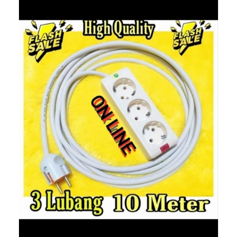 TERMINAL RAKITAN 3 LUBANG + KABEL SNI + COLOKAN