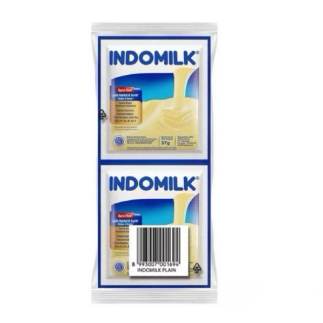 

[AYOBUY.ID] INDOMILK SACHET CREAMY ORIGINAL INDOMILK PLAIN 37g 1 RENCENG (ISI 6)