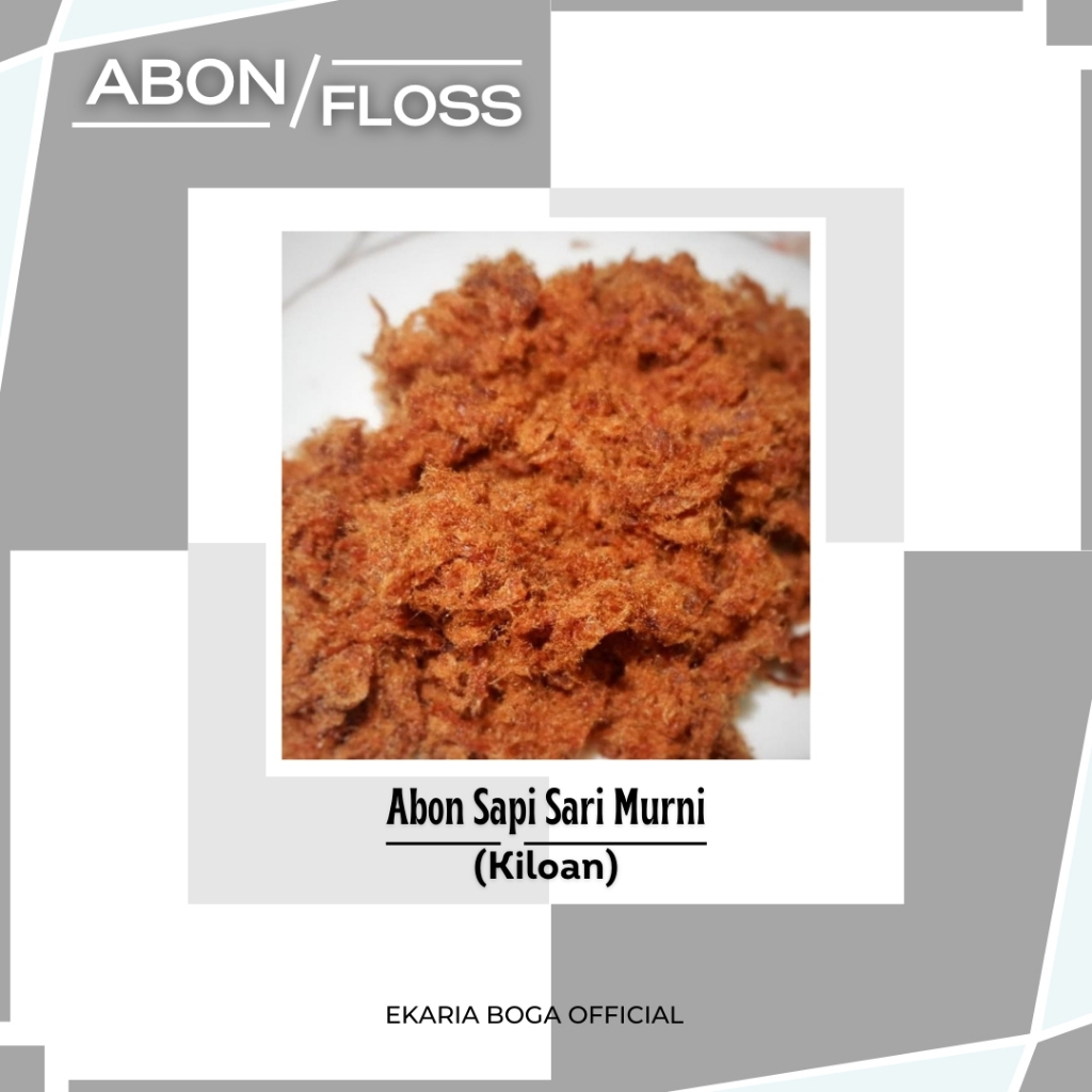 

FLOSS | ABON SAPI | ABON SARI MURNI KILOAN 100GR