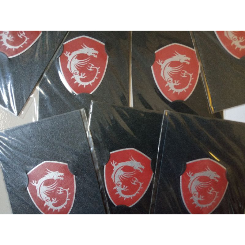 

Stiker timbul MSI ORI msi