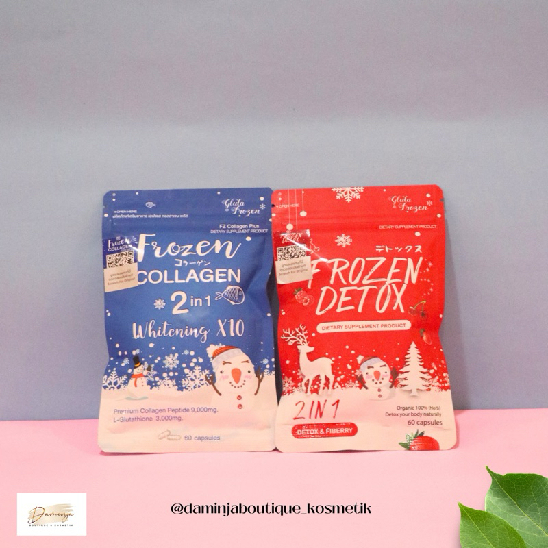 Frozen collagen dan drozen detox asli 100% Thailand