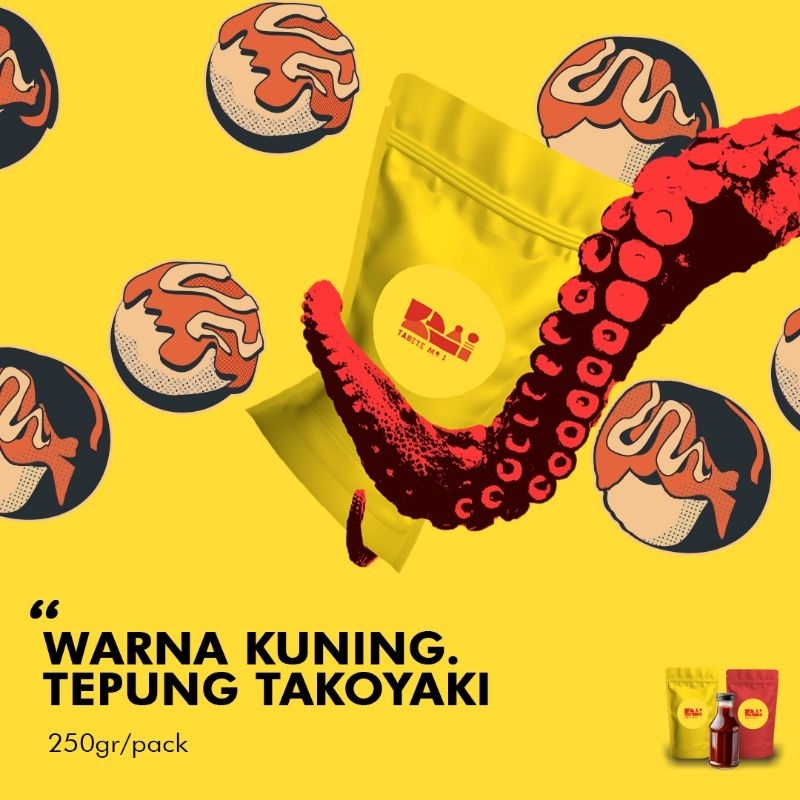 

Tepung Takoyaki Biang 220gr Tepung khusus takoyaki asli jepang