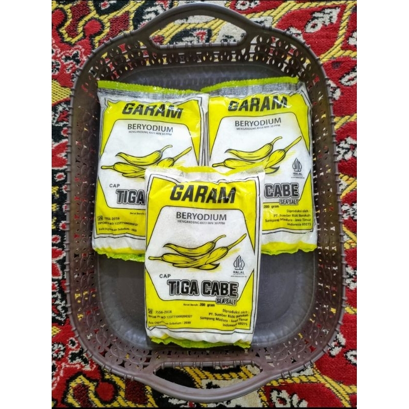 

Garam Premium "Tiga Cabai" (isi 5 pcs)