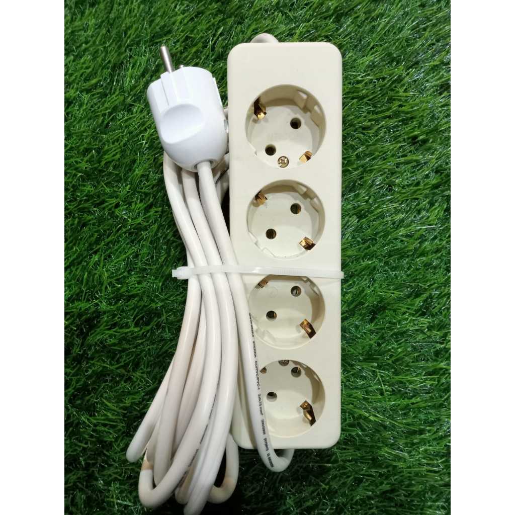 Stop Kontak Kabel lubang 4 Uticon Kabel 3m