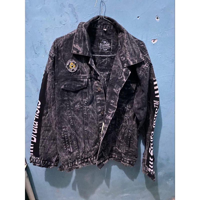 jaket jeans brutalist