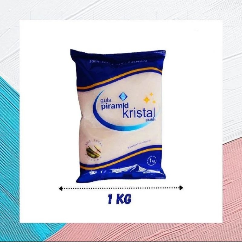 

Gula Piramid kristal 1 kg