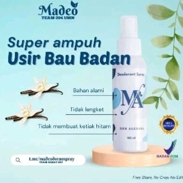 MA DEODORANT SPRAY