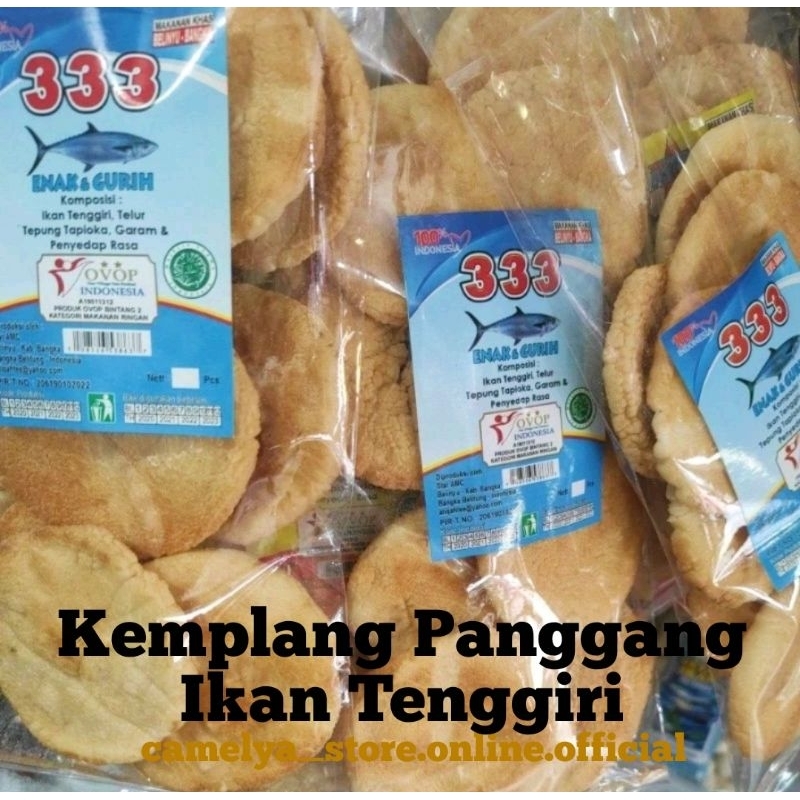 

Kemplang Panggang Ikan Tenggiri Merk 333 Belinyu Bangka