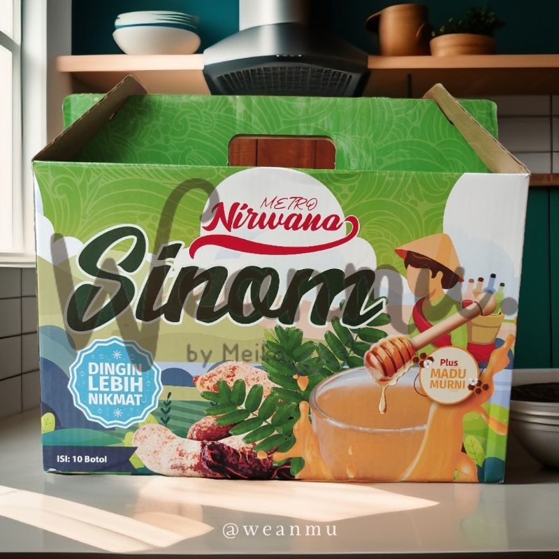 [Whispers] [READY SIAP KIRIM] JAMU SINOM NIRWANA NGANJUK 1 DUS ISI 10BOTOL 500ML/MINUMAN TRADISIONAL
