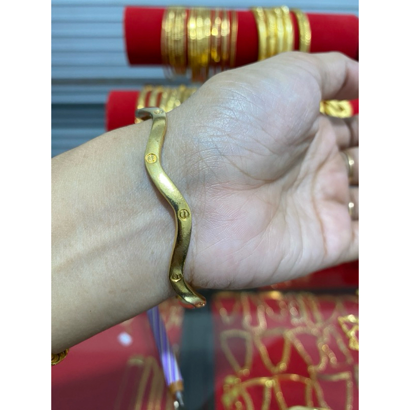 gelang gelombang cartier swasa