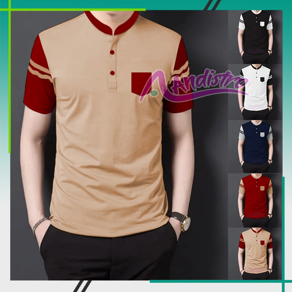 KAOS POLO KERAH PRIA / KAOS POLO PRIA KERAH SANGHAI / KAOS POLO KERAH SAKU KANTONG / KAOS POLO KERAH