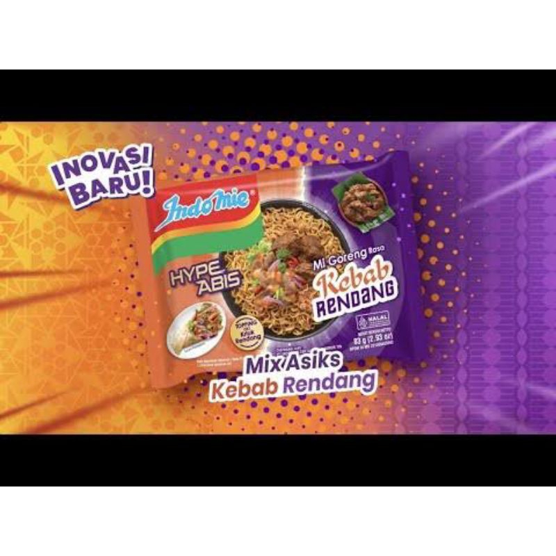 

Indomie Mie Goreng Kebab Rendang 83 Gram
