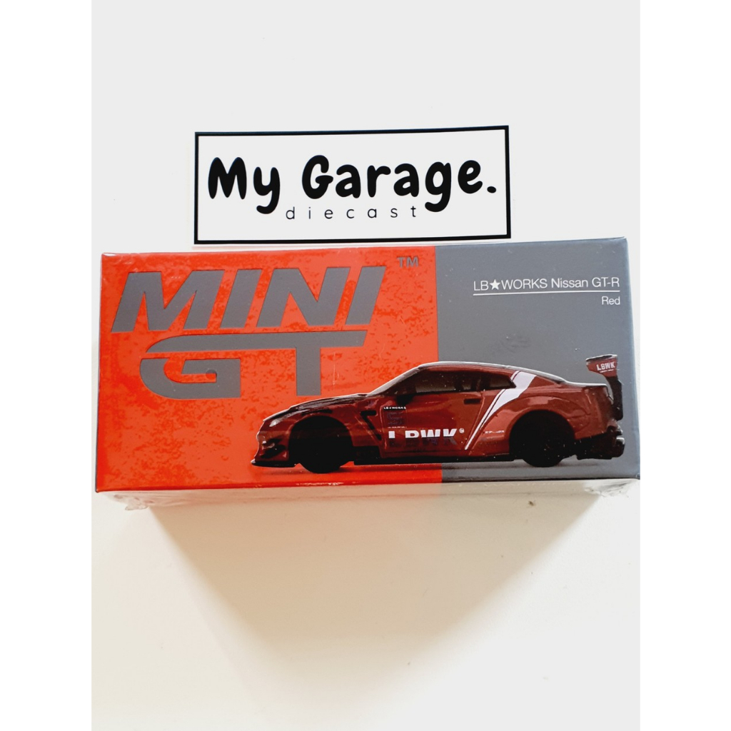 Mini GT 345 - LB WORKS Nissan GT-R R35 Red