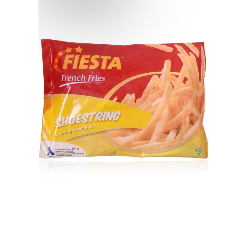 

Kentang french fries 500g shoestring fiesta golden farm