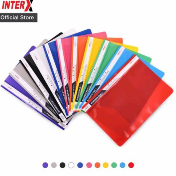 

Super Meriah Bussines File folio Inter X Kantong 12 Pcs Map Folder Inter X