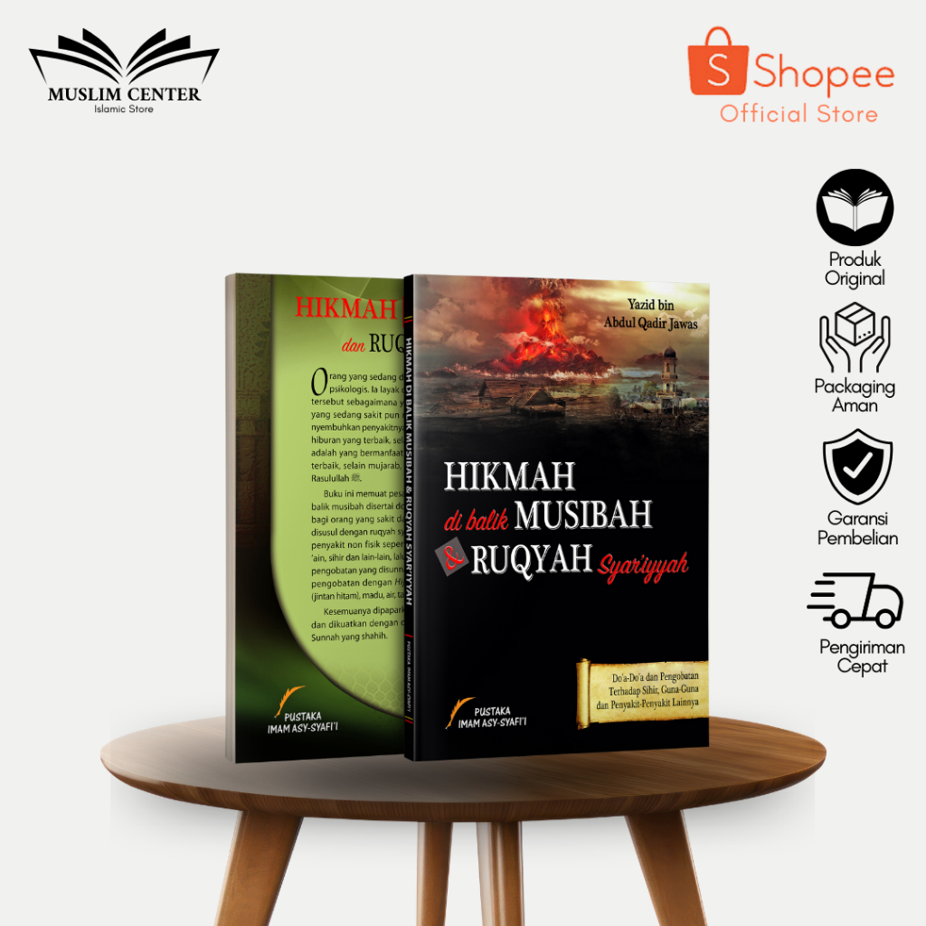 BUKU HIKMAH DI BALIK MUSIBAH DAN RUQYAH SYARIYYAH PUSTAKA IMAM ASY SYAFII