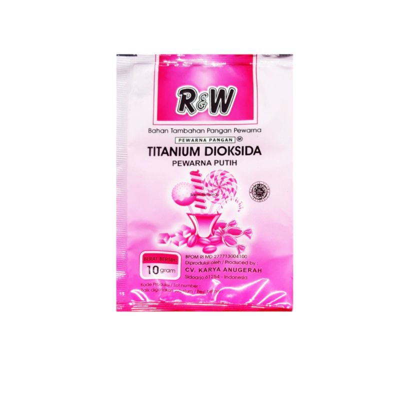 

R&W Rajawali Pemutih Pewarna Putih Makanan SACHET 10 gram