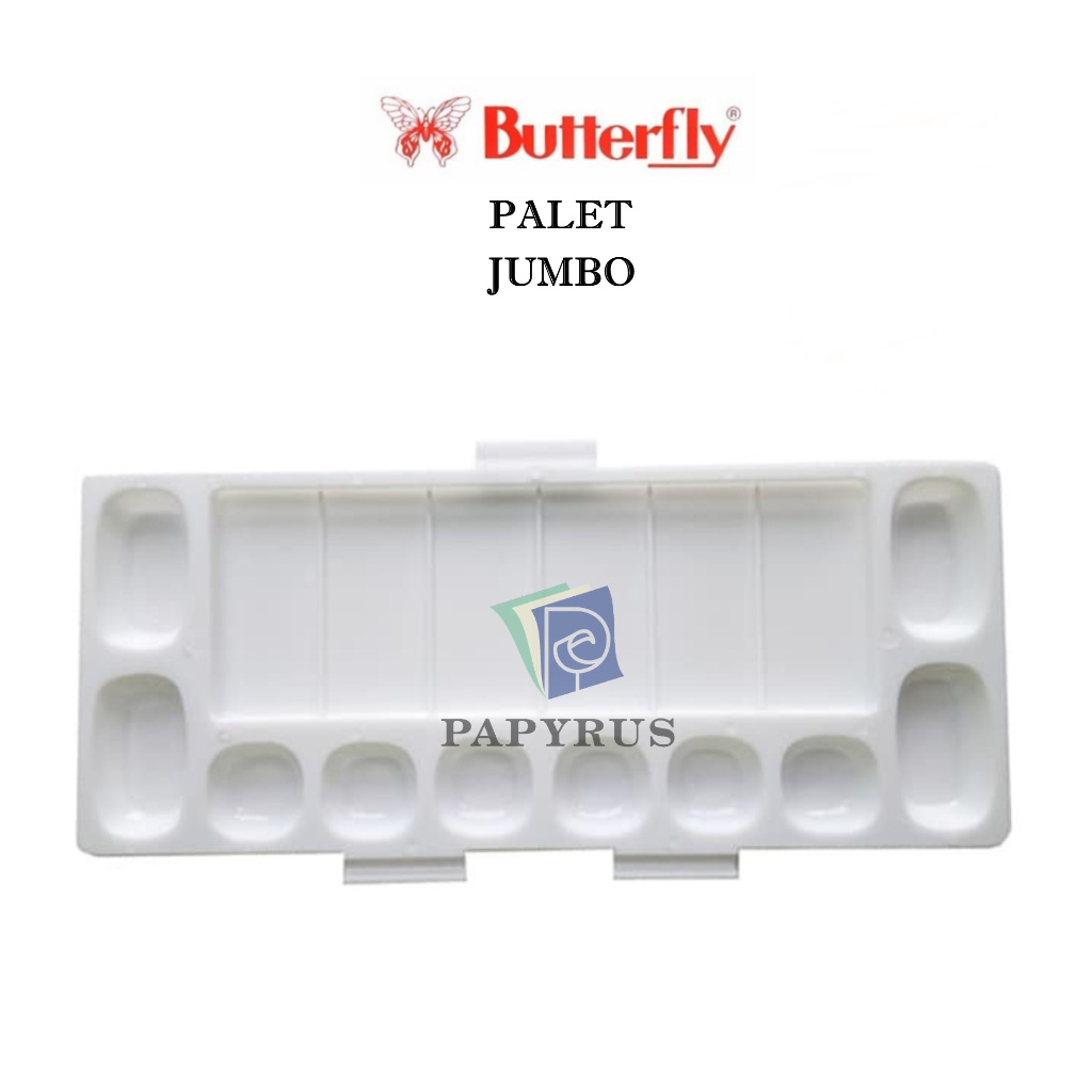 

PALET LUKIS / WADAH CAT LUKIS / TEMPAT CAT LUKIS / PAINT PALETTE / PALET BUTTERFLY JUMBO