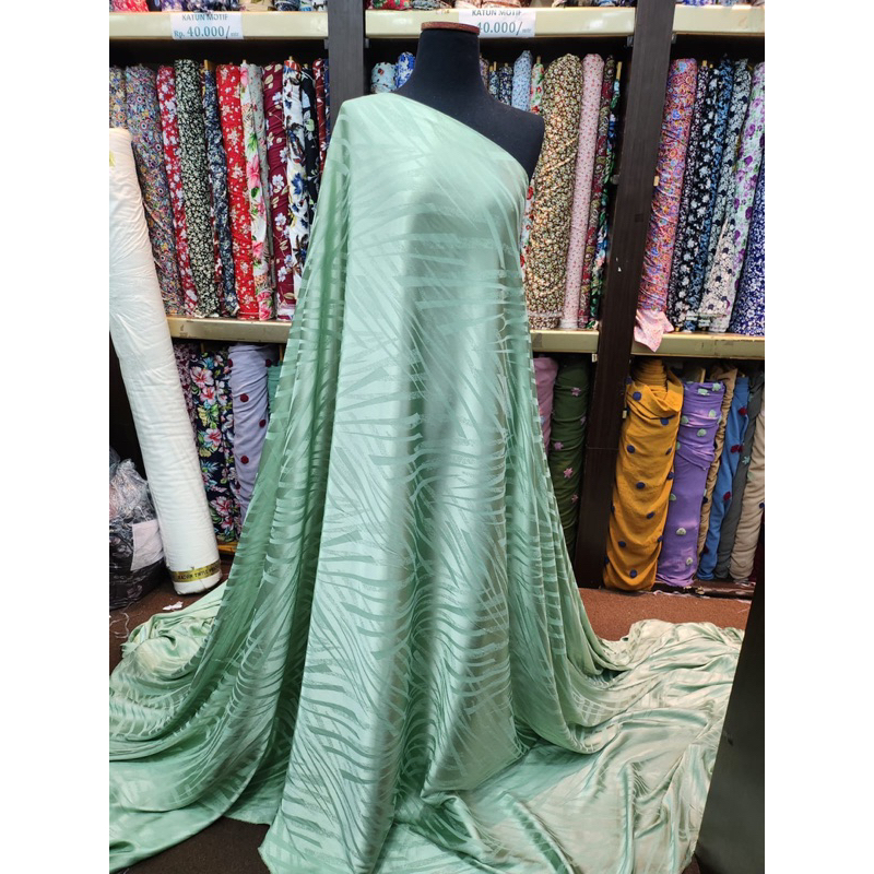 NEW ARMANI SILK JACQUARD/BAHAN KAIN ARMANI JACQUARD MOTIF