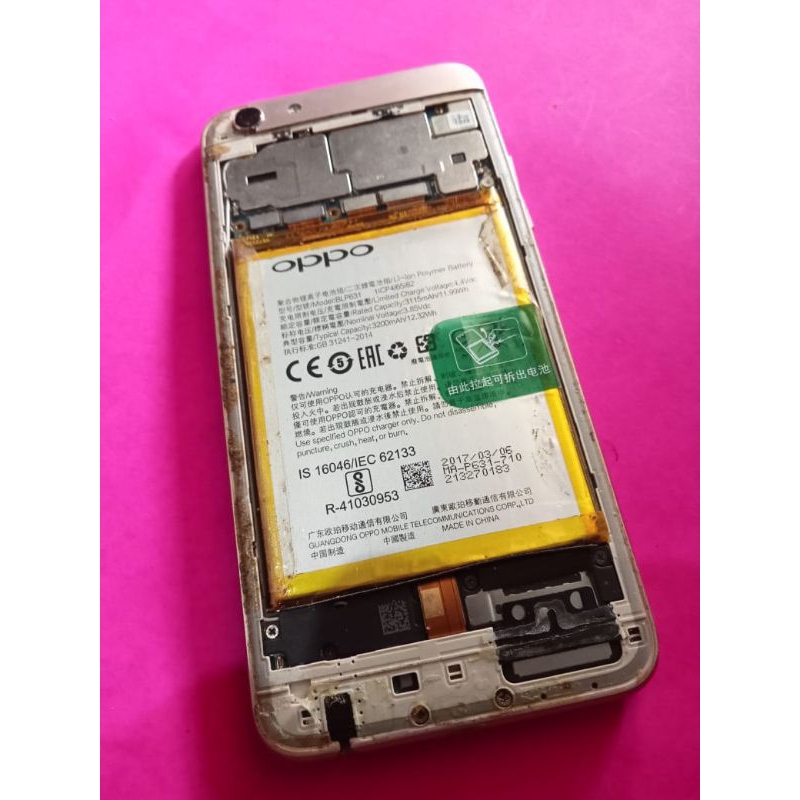 Mesin Oppo f3 4/64, ori mesin hidup