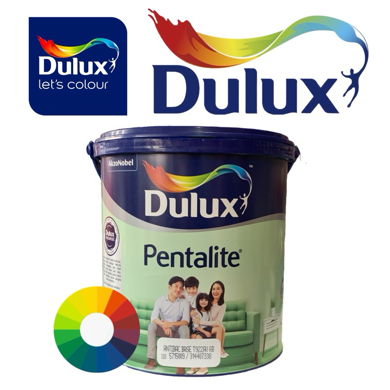 DULUX PENTALITE 2.5L WHITE/PUTIH DAN WARNA LENGKAP | DULUX PENTALITE REQUEST WARNA
