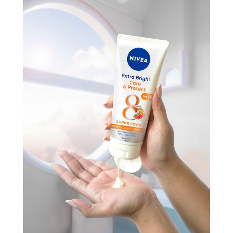 NIVEA EXTRA BRIGHT CARE AND PROTECT SUPER FOOD/HANDBODY NIVEA