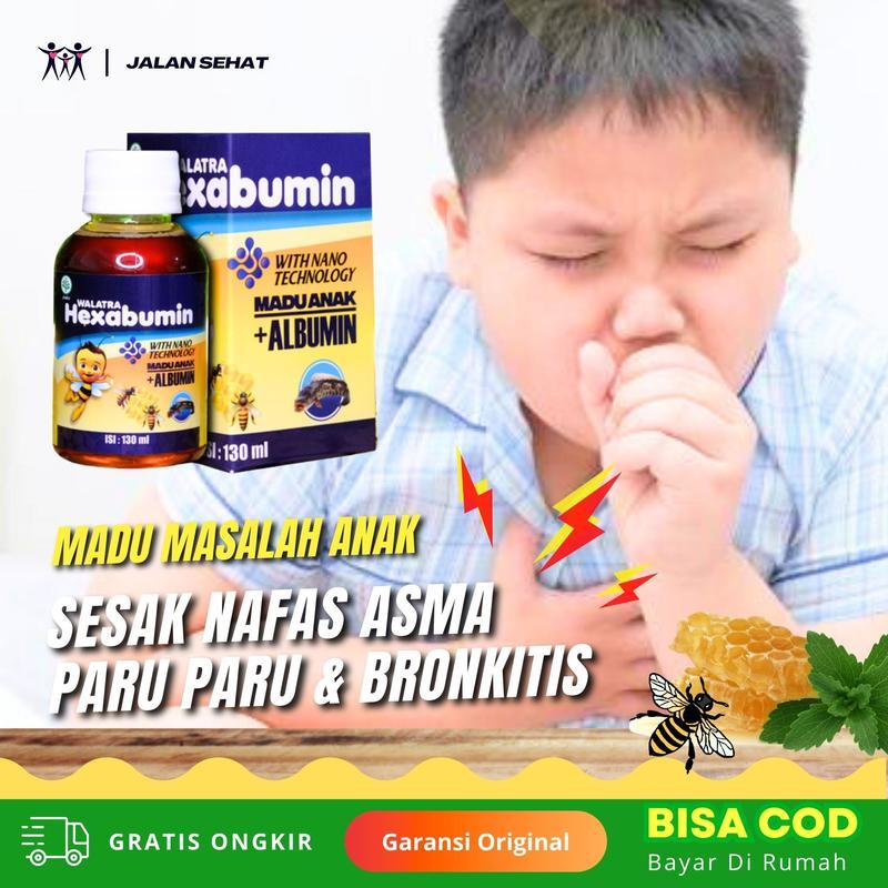 Madu Anak Batuk Asma Bronkitis Radang Paru Sesak Nafas