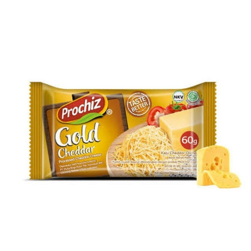 

Keju Prochiz Gold Cheddar 60g