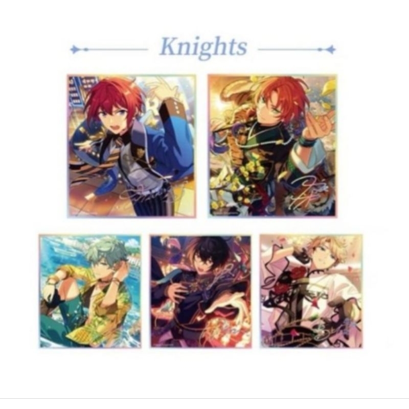 Ensemble Stars CN Glitter Shikishi Starry Shikishi Knights, Alkaloid, Valkyrie, Eden