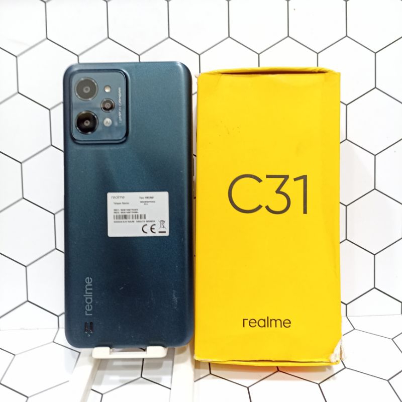 REALME C31 4/64GB 3/32GB HP SECOND FULLSET